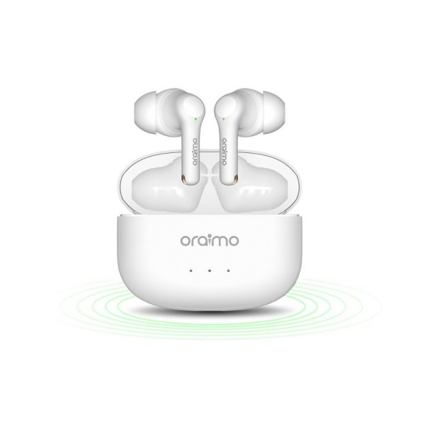 Audífonos inalámbricos Oraimo freepods 3 in-ear blancos