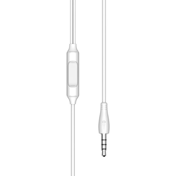 Audífonos de cable in-ear oraimo Thor blancos - Imagen 3