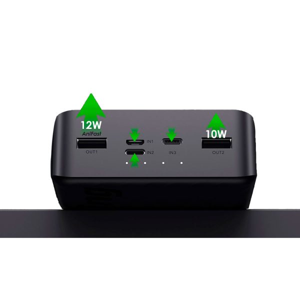 Powerbank carga rápida 27.000 mah negra - Imagen 5
