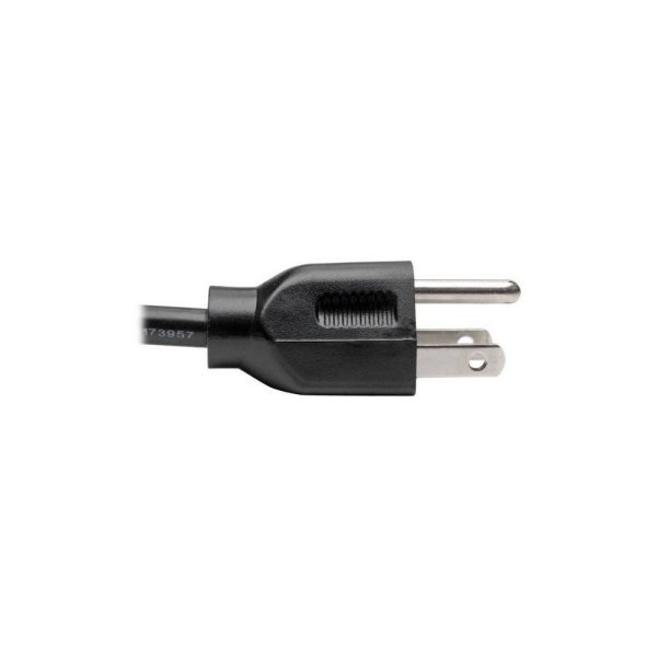 Cable de Alimentación para Computadora, NEMA 5-15P a C13 - 10A, 125V, 18 AWG, 30.5 cm [1 pie], Negro - Imagen 5