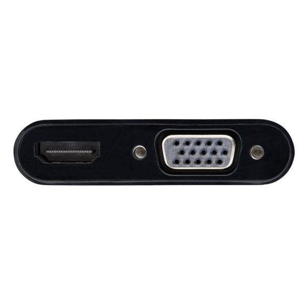 Adaptador EATON Convertidor Todo En Uno DisplayPort A VGA/HDMI COLOR Negro - Imagen 4