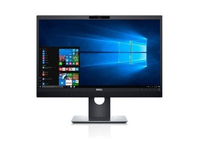 Monitor Dell Video Conferencia 23,8|Camara y Micrófono| Altura Ajustable| VGA, USB, DP y HDMI| Resolución: 1920 x 1080 at 60 Hz| 3 años de Garantía