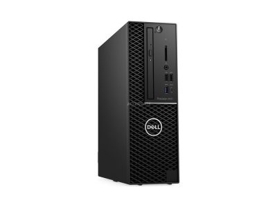 Pc Dell Workstation Precision SFF 3431/Intel Core i5-9500, 6 Core, 9MB Cache, 3.0Ghz, 4.4 Ghz Turbo w/UHD Graphics 630/8GB 1x8GB DDR4 2666MHz, 3.5 1TB 7200rpm, NVIDIA Quadro P400, 2GB, 3 mDP to DP adapte, Windows 10 Pro 6