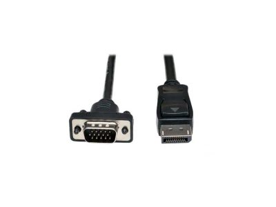 Cable DisplayPort a VGA Activo, Adaptador DisplayPort con Broches a HD-15 (M/M), 2 m [6 pies]