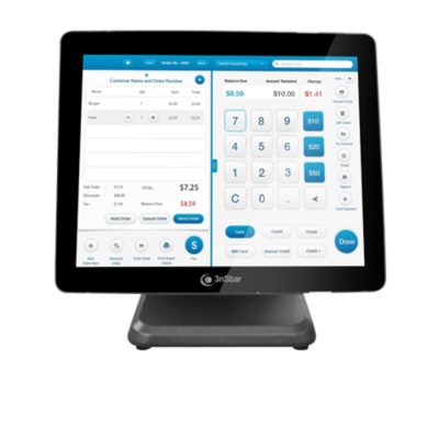 All-In-One POS 3nStar Intel Celeron J6412 QC 2,0GHZ 8G RAM, 240GB SSD, 15 Capacitivo, Red,  NO OS, 7 USB, 2 RS232, 1VGA