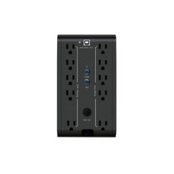 Ups CDP Interactiva 750VA/300W 6 Tomas de Salida Pantalla LCD Software de Monitoreo COLOR Negro - Imagen 3