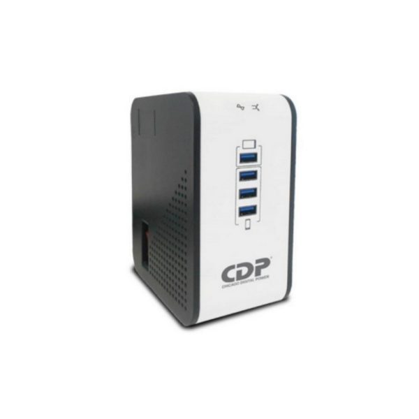 Regulador CDP de Voltaje CDP, 1000VA/500W 8 Tomas de Salida Puerto USB - Imagen 3