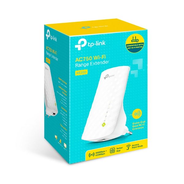 Extensor de Rango TPLINK Inalámbrico de Pared Doble Banda Ac750 COLOR Blanco - Imagen 5
