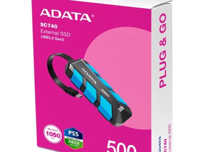 SSD EXTERNO 500GB TIPO C  / CABLE INCLUIDO - vel 1000