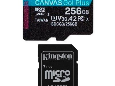 Memoria Kingston Micro sd  Canvas Go Plus 170R A2 U3 V30 Card + ADP 256GB