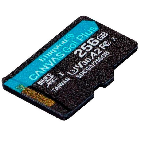 Memoria Kingston Micro sd  Canvas Go Plus 170R A2 U3 V30 Card + ADP 256GB - Imagen 3