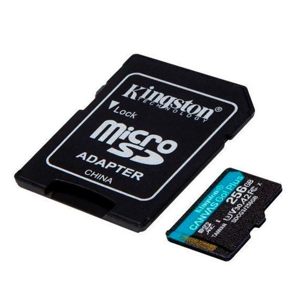 Memoria Kingston Micro sd  Canvas Go Plus 170R A2 U3 V30 Card + ADP 256GB - Imagen 5