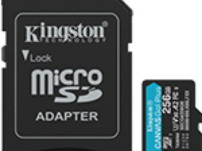 Memoria micro sd 256GB Canvas Go Plus Gen4 200MB/s A2 U3 V30 Card + Adapter