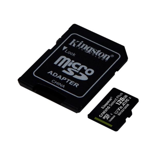 Memoria Micro SD KINGSTON Canvas Select Plus 128GB COLOR Negro - Imagen 3
