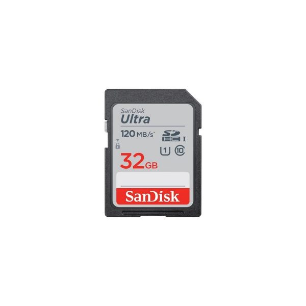 Tarjeta SD SanDisk Ultra SDHC/SDXC UHS-I  32GB 120Mb/s C10 U1
