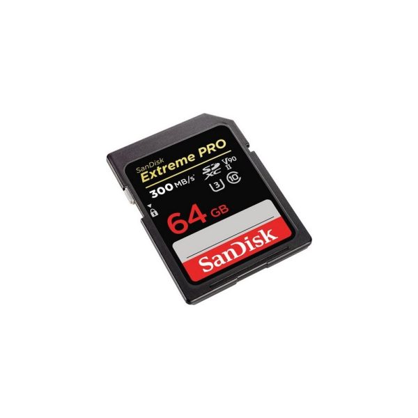 Tarjeta SD SanDisk Extreme PRO UHS-II 64GB hasta 300 MB/s de lectura y hasta 260MB/s de escritura C10, U3,V90 - Imagen 3