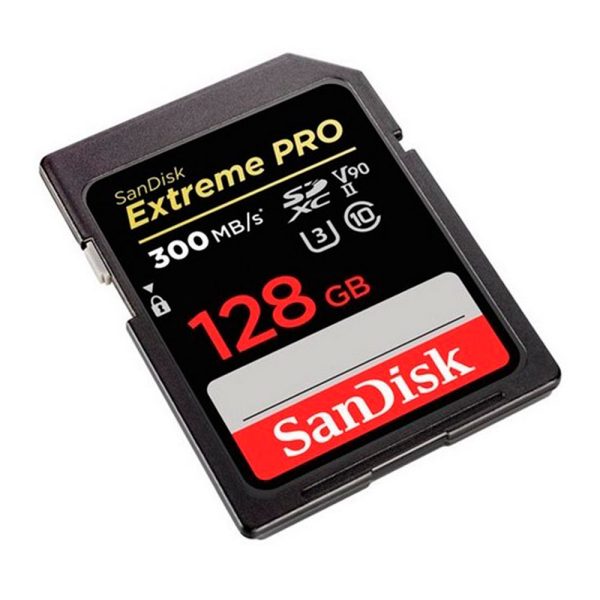 Tarjeta SD SANDISK Extreme PRO UHS-II 128GB COLOR Negro Y Rojo - Imagen 3