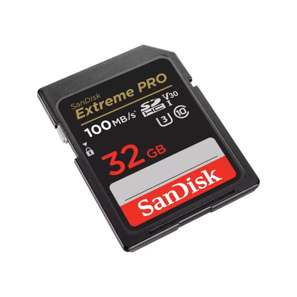 SanDisk  Secure Digital Extreme PRO 32GB SDHC UHS-I Card  100 Mb/s C10,U3,V30 - Imagen 3