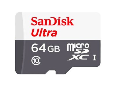 Tarjeta microSD SANDISK Ultra UHS-I 64GB Clase 10
