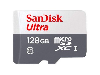 Memoria micro SD SANDISK Ultra 128GB COLOR Gris