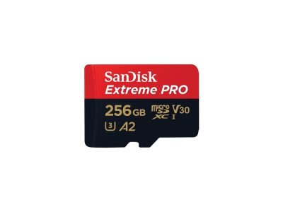 Tarjeta MicroSD SanDisk Extreme Pro UHS-I con adaptador 256GB