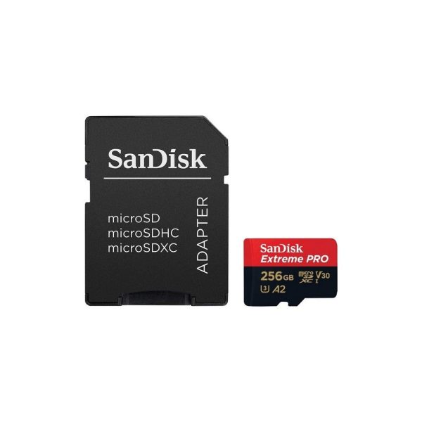 Tarjeta MicroSD SanDisk Extreme Pro UHS-I con adaptador 256GB - Imagen 4