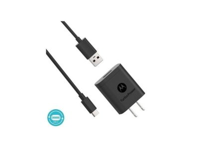 Cargador de pared Motorola TurboPower 18 USB-A w/ 1m USB-C cable