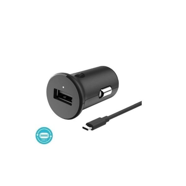 Cargador de Carro Motorola TurboPower 18 QC 3.0 Car Charger w/ 1m USB-C datacable