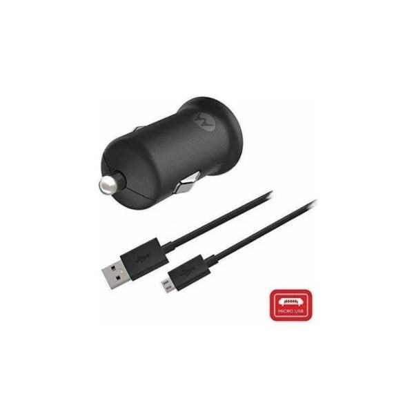 Cargador de Carro Motorola TurboPower 18 QC 3.0 Car Charger w/ 1m micro-USB datacable - Imagen 3