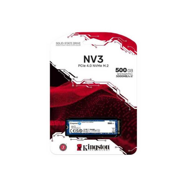 Unidad de estado solido ssd kingston 500G NV3 M.2 2280 PCIe 4.0 NVMe - Imagen 4