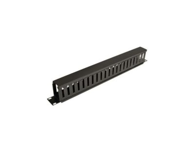 Administrador de cables horizontal de 1U SmartRack - Finger Duct con tapa
