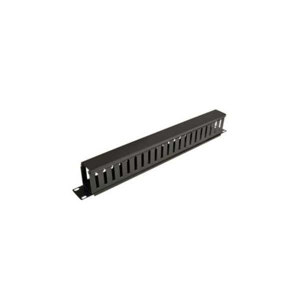 Administrador de cables horizontal de 1U SmartRack - Finger Duct con tapa