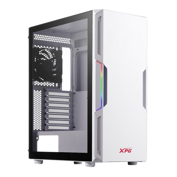 Chasis gamer XPG by ADATA STARKER Blanco / ATX / Vidrio templado X1 / 1 Fan cooler ARGB + 1 Fan Cooler Standard - Imagen 3