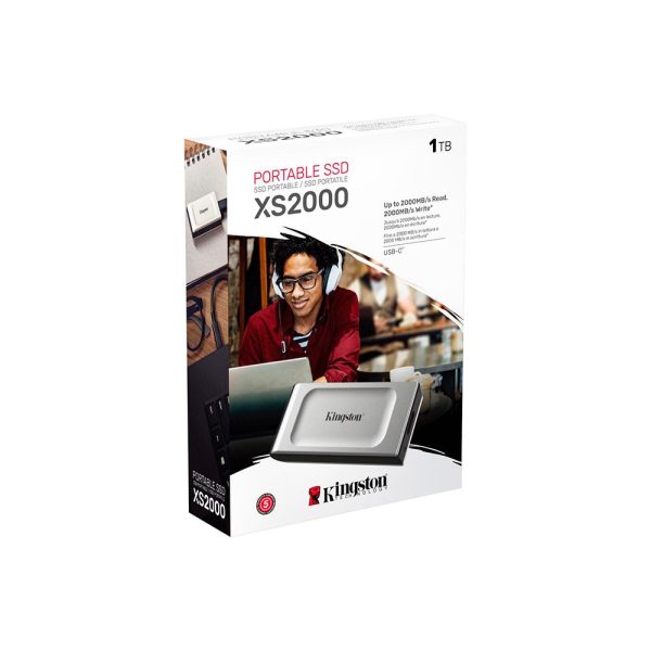 Unidad de estado solido ssd kingston portable XS2000 1000gb usb 3.2 - Imagen 4