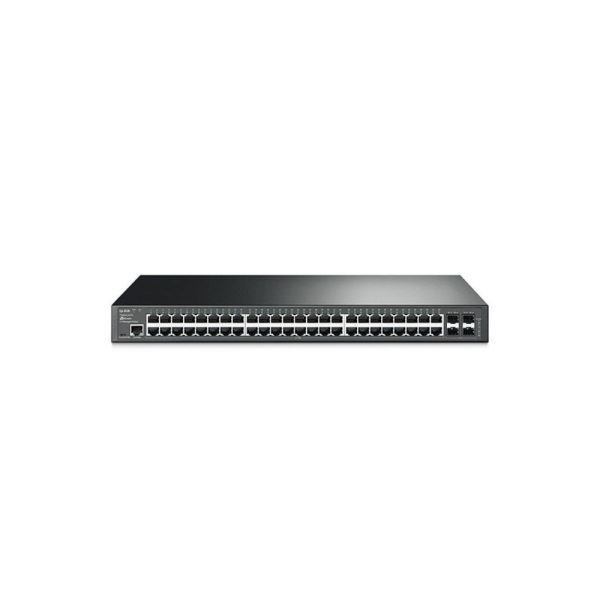 Switch TP-LINK Administrable de 48 Puertos Gigabit L2 con 4 Ranuras SFP JetStream