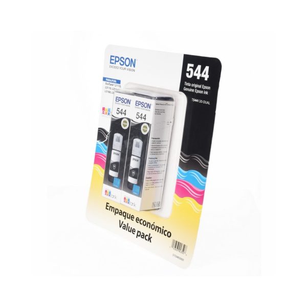 Botella Epson T544120-AL - Multipack 2 botellas Negras IMPRESORA L3110/L3150- Black Ink (4.500 paginas) - Imagen 3