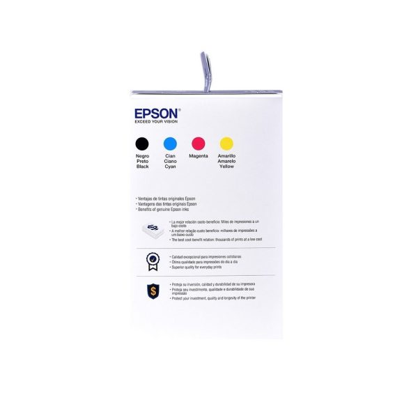 Botella Epson T544520-4P - Multipack Set 4 botellas negra, cyan, magenta y yellow IMPRESORA L3110/L3150- cyan Ink (7.500 paginas) - Imagen 3