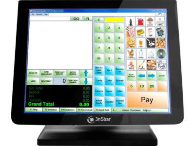Monitor 3NSTAR Tactil 15 10 Points Capacitive Touch screen Monitor Bezel Free, VGA + HDMI