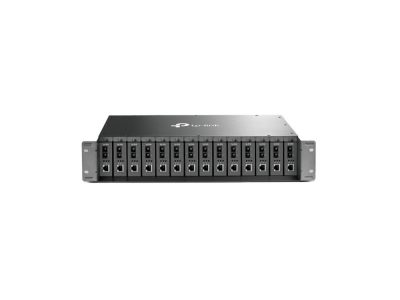 Chasis TP-LINK para montaje en rack de 14 bahías
