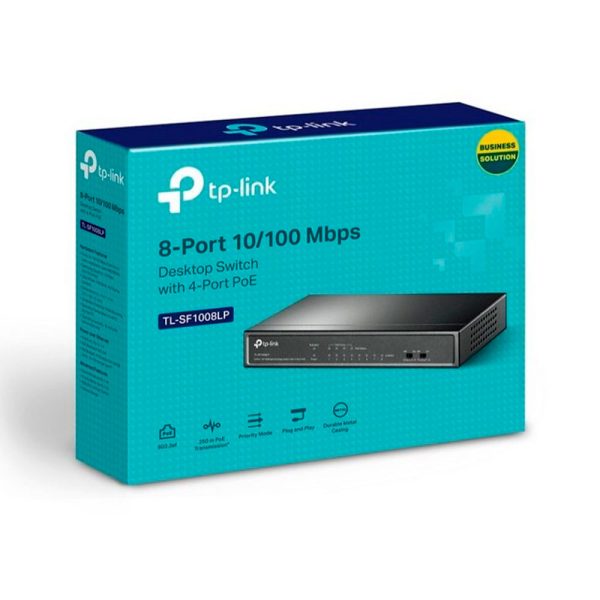 Switch TPLINK poE de escritorio Gigabit de 5 puertos