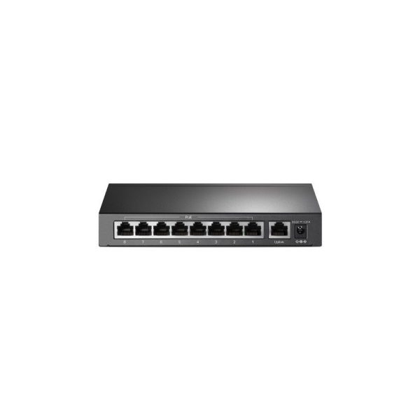 Switch TPLINK PoE de escritorio de 9 puertos a 10/100 Mbps con PoE + de 8 puertos, 8 puertos PoE + de 10/100 Mbps, - Imagen 4