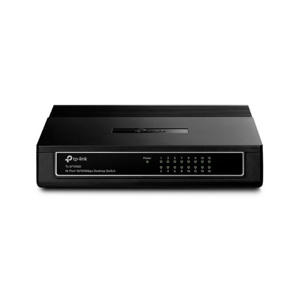 Switch TP-LINK NO administrable 16 puertos RJ4510/100 Mbps Auto-Negociación, compatible con Auto MDI COLOR Negro - Imagen 3