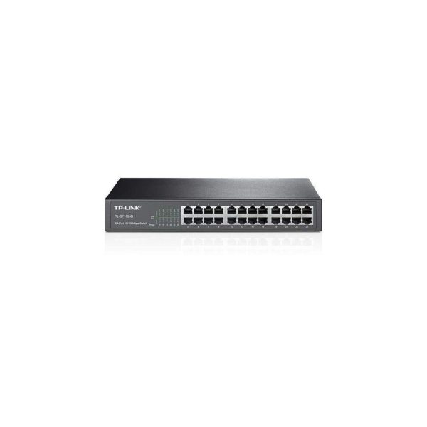 Switch TP LINK NO administrable 24 puertos a 10/100Mbps para montaje en rack