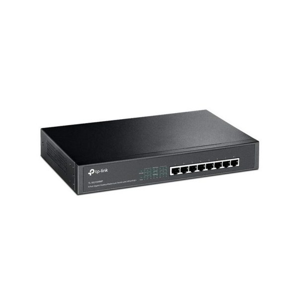 Switch Gigabit de 8 puertos con PoE de 4 puertos COLOR Negro - Imagen 4