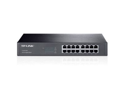 Switch TP-LINK NO Administrable con Base de Montaje / de Escritorio de 16 Puertos Gigabit