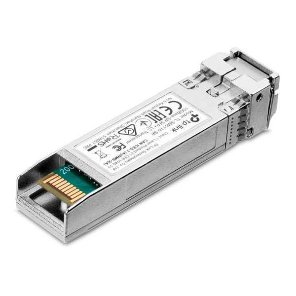 Transceiver tplink LC SFP+ 10Gbase-SR SPEC: multimodo de 850 nm, conector dúplex LC, hasta 300 m de distancia - Imagen 3