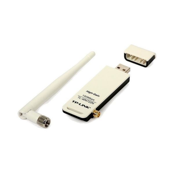Adaptador de Red TPLINK UB N1500Mbps 2.4 Ghz 1 Antena Externa Desmontable COLOR Blanco - Imagen 3