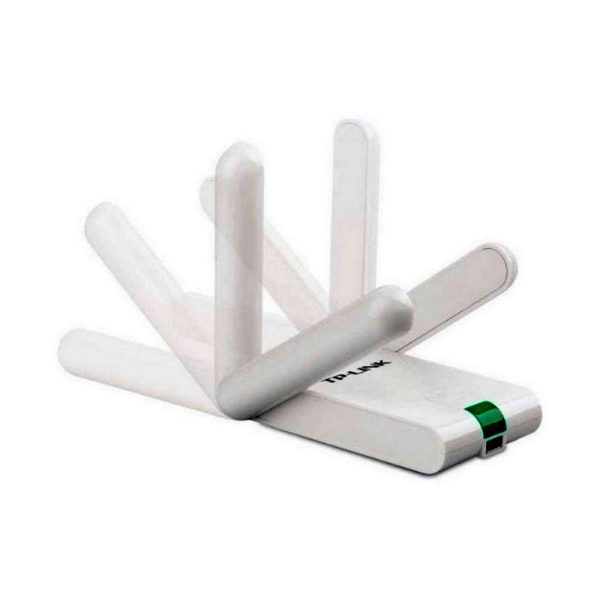 Adaptador de Red TPLINK de Alta Ganancia USB 300Mbps Antenas Externas COLOR Blanco - Imagen 5