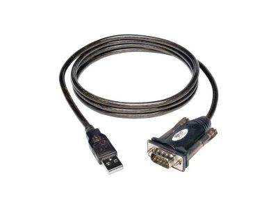 Cable EATON Adaptador De Usb-A Tripplite Serial RS232 DB9 COLOR Negro