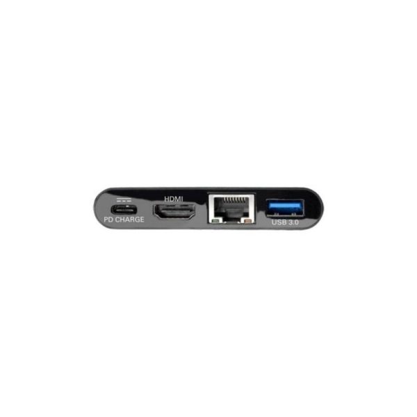 Adaptador Multipuerto USB C, 4K HDMI, Puerto USB A, GbE, Carga PD de 60W, HDCP, Negro - Imagen 4